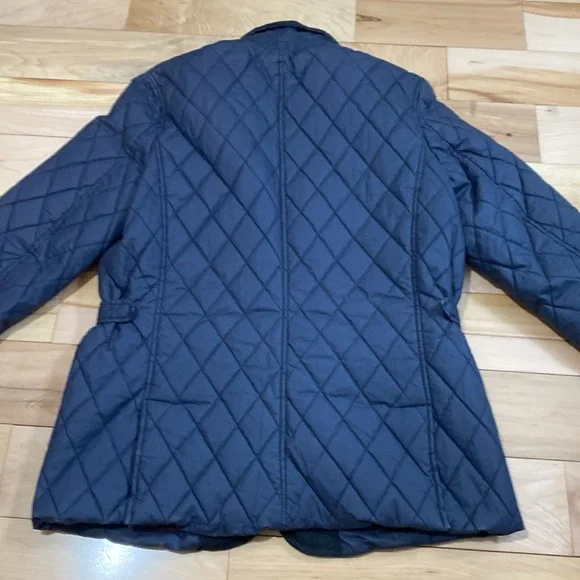 Hydrogen Quilted Jacket - Navy Chore Coat - Picture 9 of 17